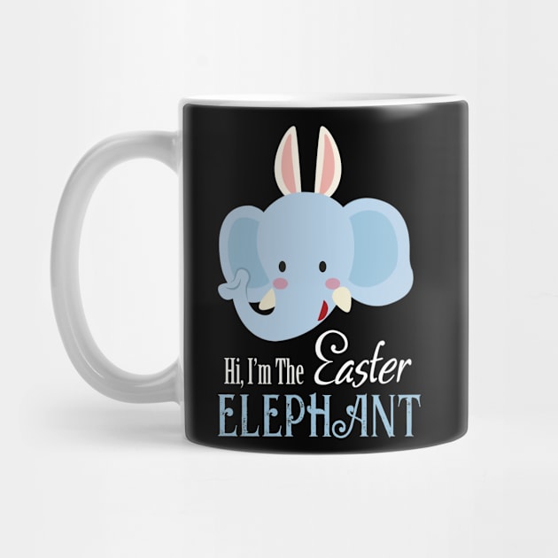 Cute And Bunny Elephant Easter Bunny by CarleyMichaels